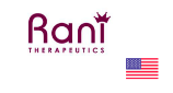 Logo da Rani Therapeutics, com a bandeira dos Estados Unidos