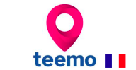 Logo da Teemo, com a bandeira da França