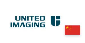 Logo da United Imaging, com a bandeira da China