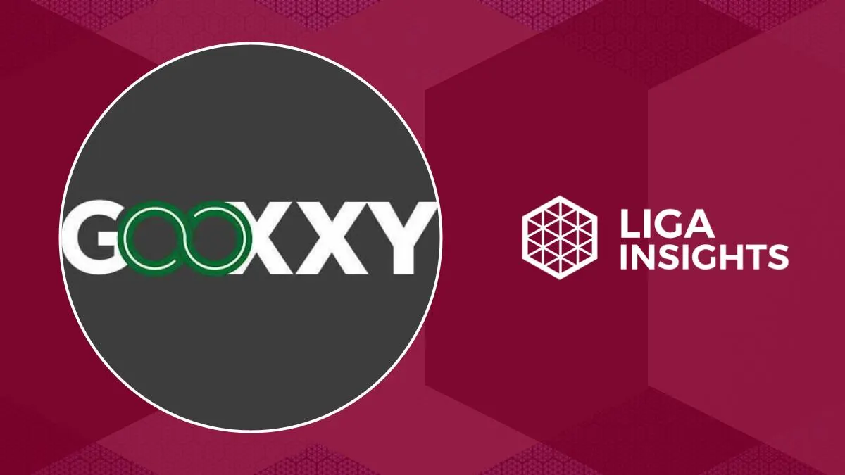 Cartão do Liga Insights com o logo da Gooxxy