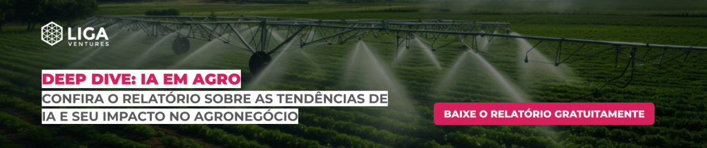 Banner do Deep Dive: IA em Agro, com o botão Baixe o relatório gratuitamente